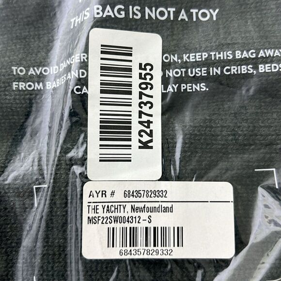 AYR The Yachty Luxury Men's Merino Wool Knit Sweater - Newfoundland Size S - Picture 10 of 10